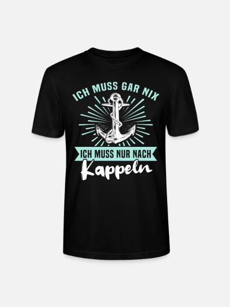 Kappeln Sprüche - Stanley/Stella Unisex Bio-T-Shirt CRAFTER - Schwarz