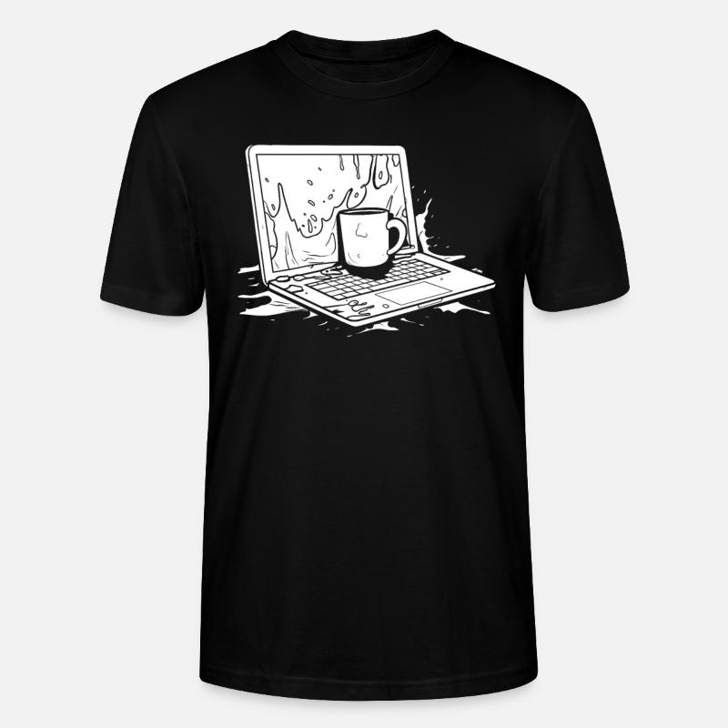 Entwickler Coder Programmierer Kaffee - Stanley/Stella Unisex Bio-T-Shirt CRAFTER - Schwarz