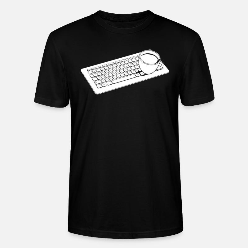 Entwickler Coder Programmierer Kaffee - Stanley/Stella Unisex Bio-T-Shirt CRAFTER - Schwarz