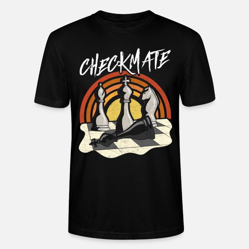 Checkmate Chess - Stanley/Stella CRAFTER Unisex Organic T-Shirt - black