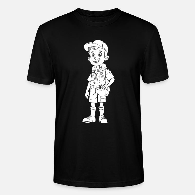 Boy Scout Boy - T-shirt bio CRAFTER Stanley Stella Unisexe - noir