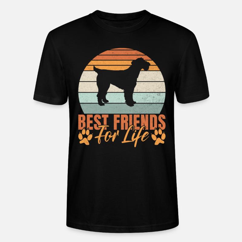 Airedale Terrier Gifts - Stanley/Stella Unisex Bio-T-Shirt CRAFTER - Schwarz