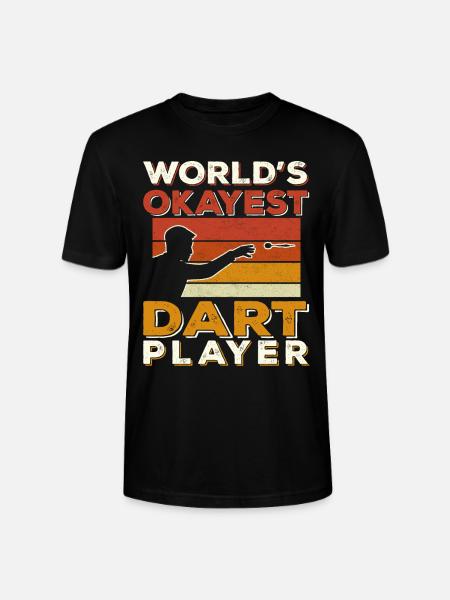 Dart Spieler Darts - Stanley/Stella Unisex Bio-T-Shirt CRAFTER - Schwarz