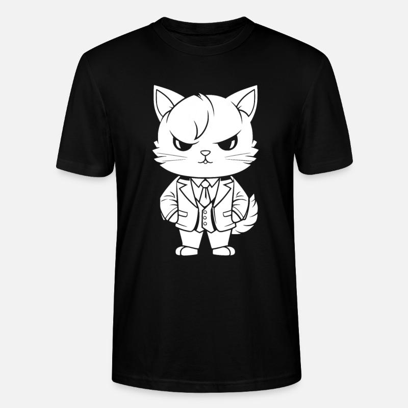 Combinaison de chat - T-shirt bio CRAFTER Stanley Stella Unisexe - noir