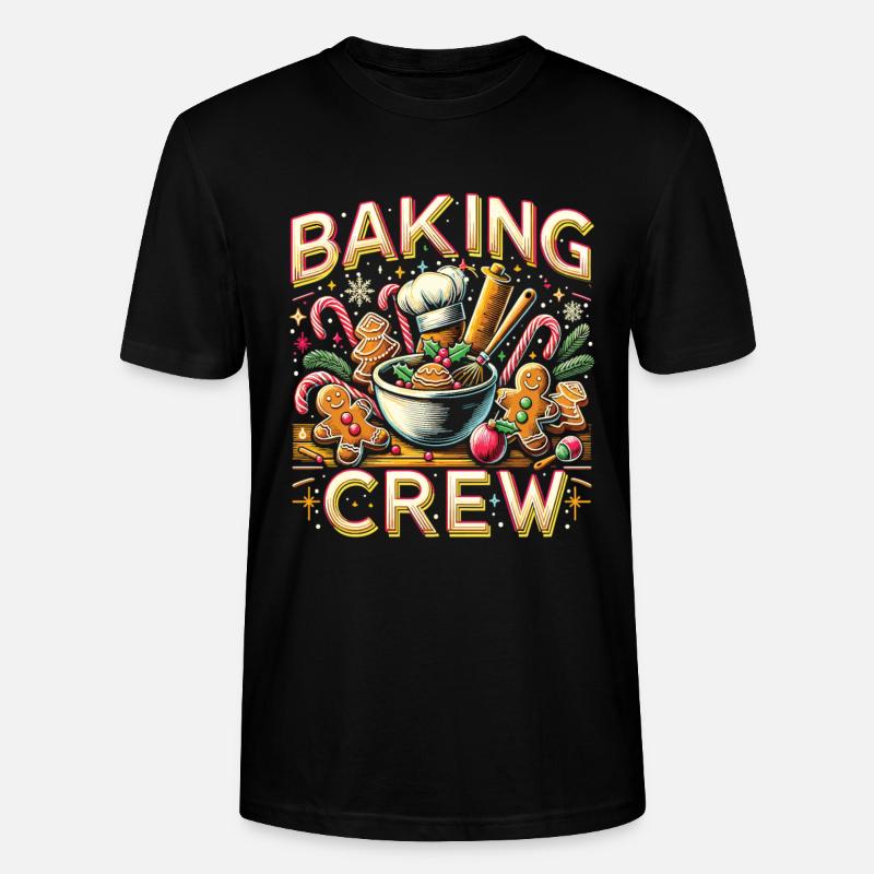 Baking Crew - Stanley/Stella Unisex Bio-T-Shirt CRAFTER - Schwarz