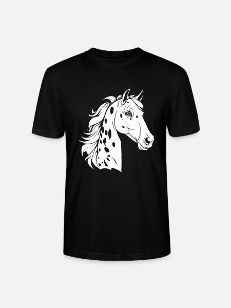 Pferd Reitsport - Stanley/Stella Unisex Bio-T-Shirt CRAFTER - Schwarz