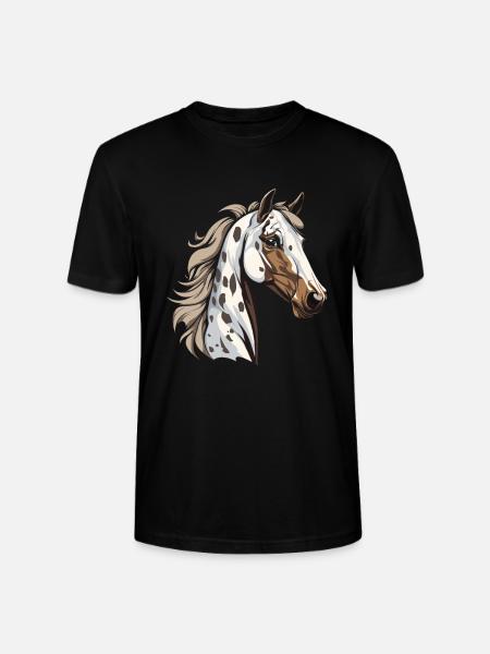 Pferd Reitsport - Stanley/Stella Unisex Bio-T-Shirt CRAFTER - Schwarz