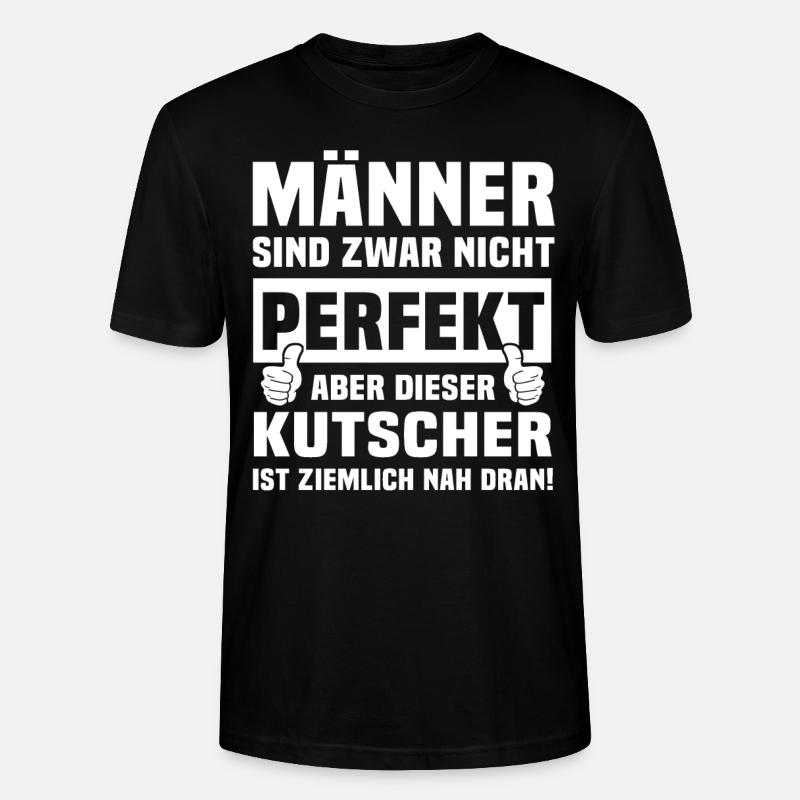 Kutscher - Stanley/Stella Unisex Bio-T-Shirt CRAFTER - Schwarz