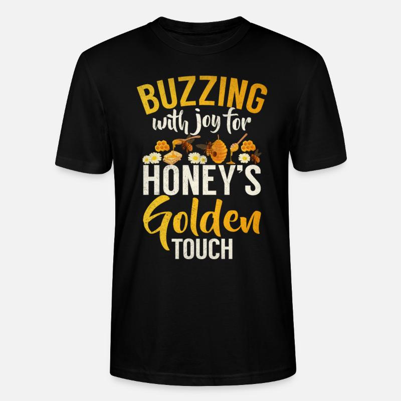 Bee Gifts - Stanley/Stella Unisex Bio-T-Shirt CRAFTER - Schwarz