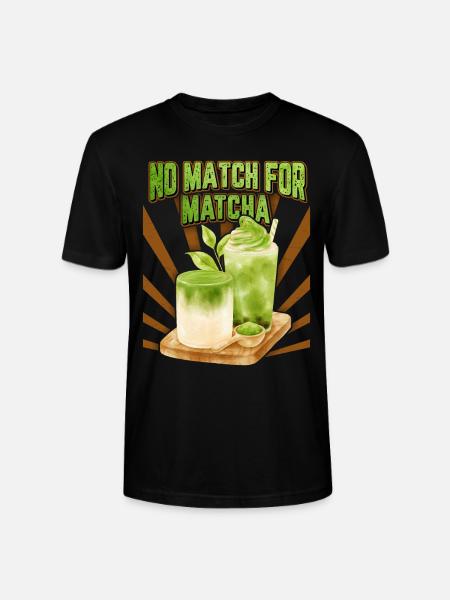 Thé Matcha, Matcha Latte Dicton Drôle, Jeu De Mots - T-shirt bio CRAFTER Stanley Stella Unisexe - noir