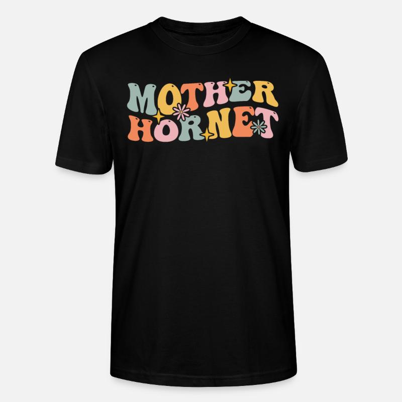 Groovy Beekeeper Imkereimutter - Stanley/Stella Unisex Bio-T-Shirt CRAFTER - Schwarz
