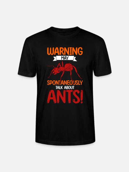 Antkeeping Ant Breeding Ants - Stanley/Stella CRAFTER Unisex Organic T-Shirt - black