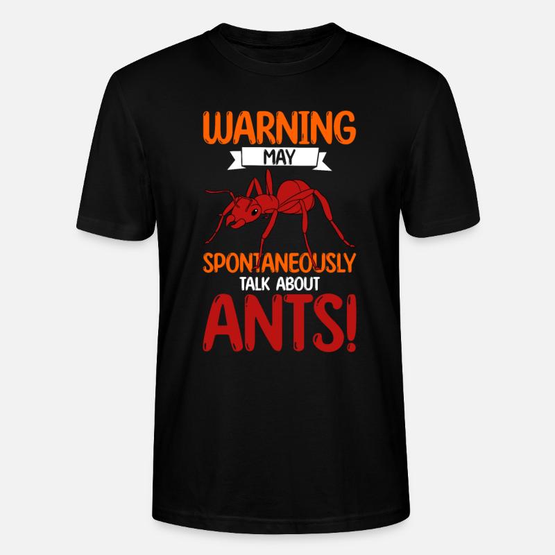 Fourmis fourmilières d’élevage de fourmis - T-shirt bio CRAFTER Stanley Stella Unisexe - noir