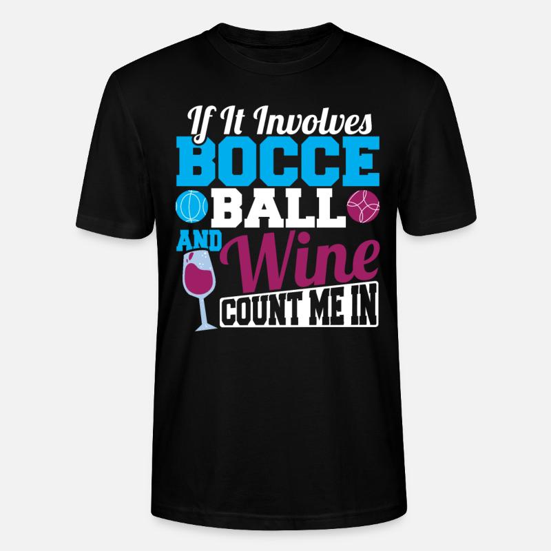 Boccia - Stanley/Stella Unisex Bio-T-Shirt CRAFTER - Schwarz