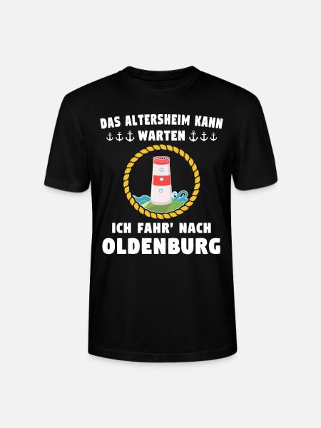 Oldenburg Sprüche - Stanley/Stella Unisex Bio-T-Shirt CRAFTER - Schwarz