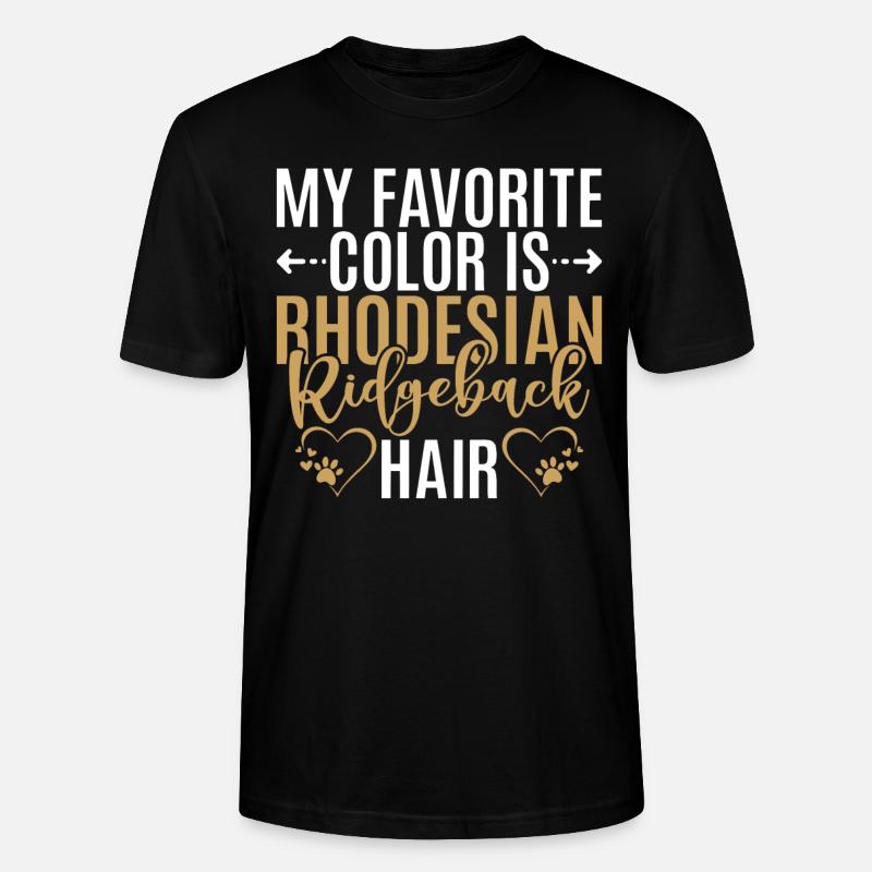 Cadeaux de Rhodesian Ridgeback - T-shirt bio CRAFTER Stanley Stella Unisexe - noir