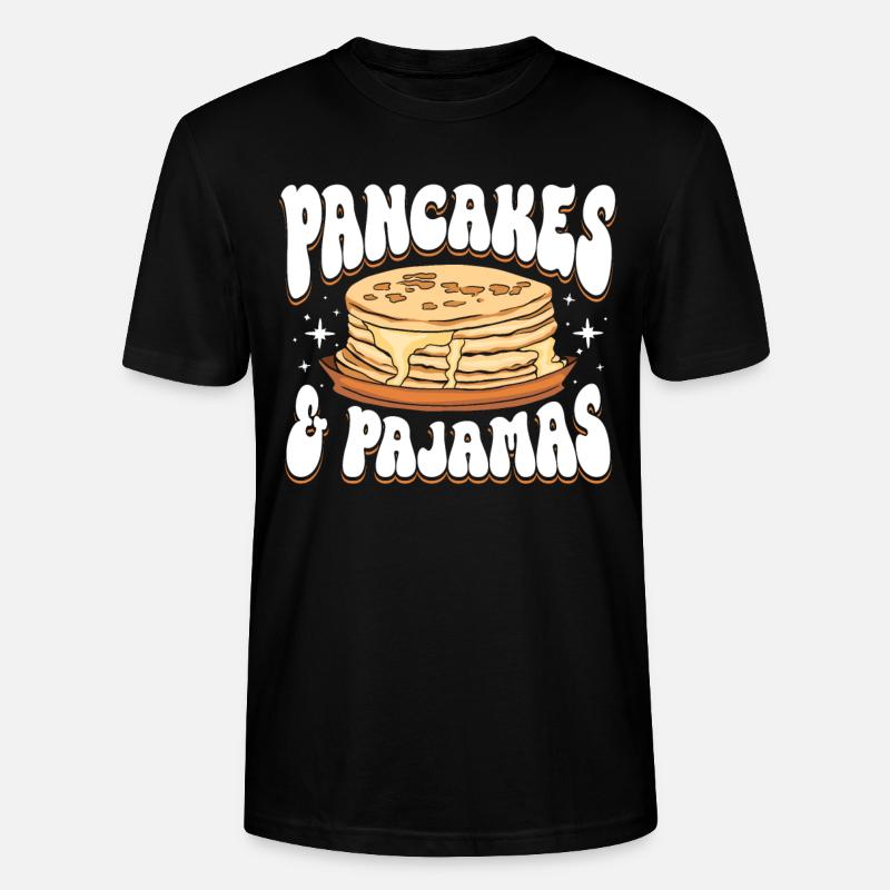 Pancakes & Pajamas - Stanley/Stella Unisex Bio-T-Shirt CRAFTER - Schwarz
