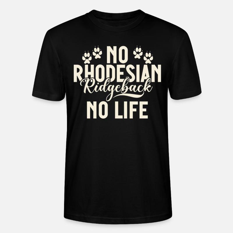 Cadeaux Rhodesian Ridgeback - T-shirt bio CRAFTER Stanley Stella Unisexe - noir