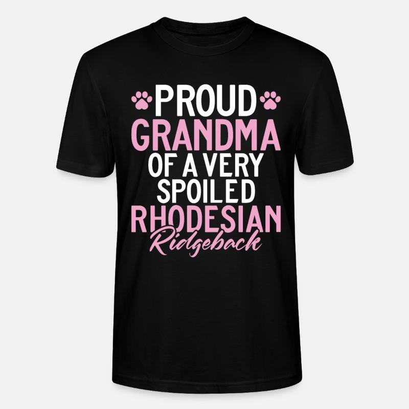 Cadeaux Rhodesian Ridgeback - T-shirt bio CRAFTER Stanley Stella Unisexe - noir