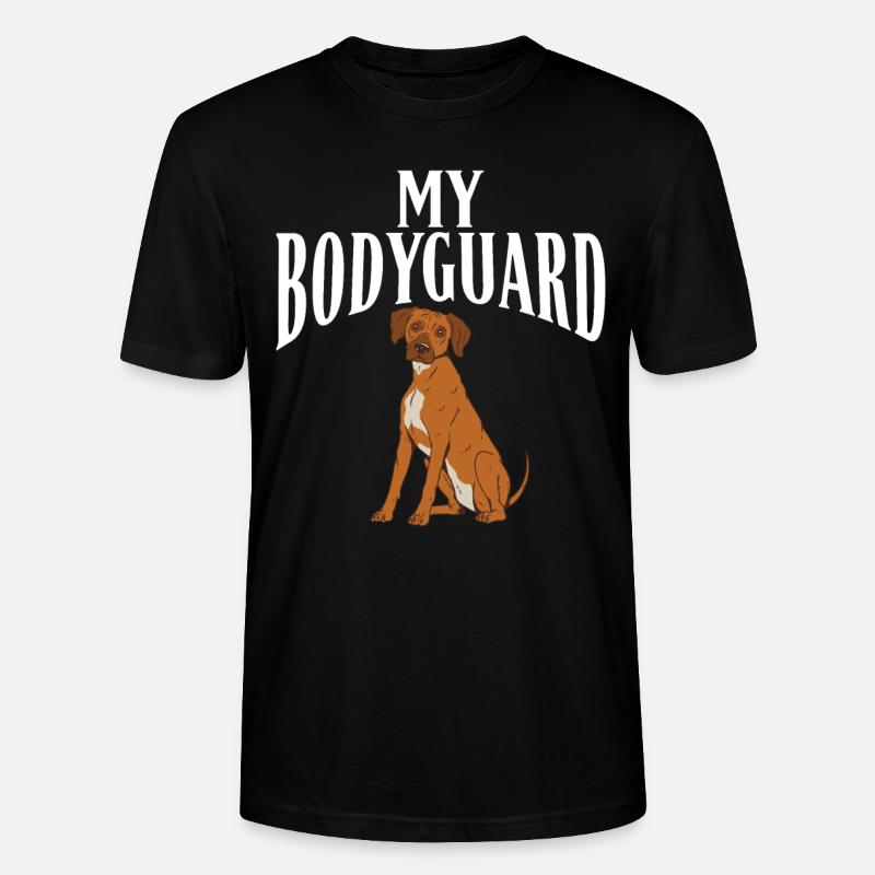 Cadeaux de Rhodesian Ridgeback - T-shirt bio CRAFTER Stanley Stella Unisexe - noir
