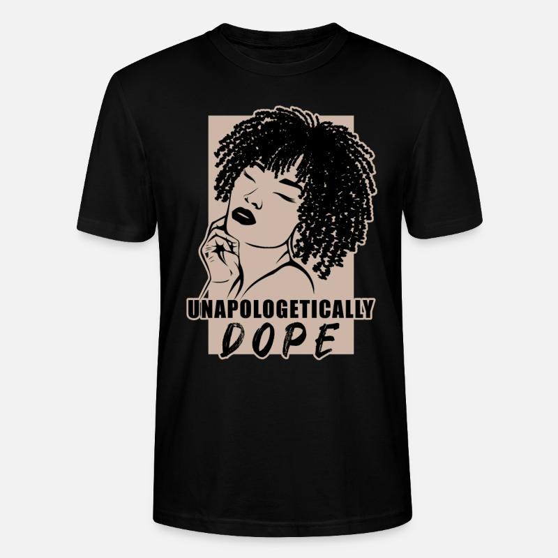 Starkes Statement Unverblümt Cool - Stanley/Stella Unisex Bio-T-Shirt CRAFTER - Schwarz