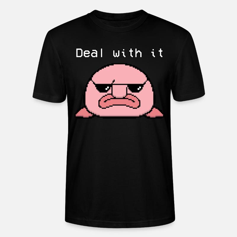 Blobfisch-Pixel - Stanley/Stella Unisex Bio-T-Shirt CRAFTER - Schwarz