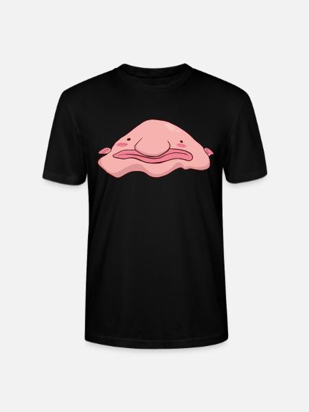 Kawaii Squishy Kawaii Blobfish - Stanley/Stella CRAFTER Unisex Organic T-Shirt - black