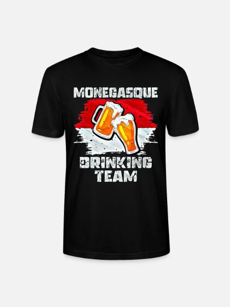 Monaco Drinking Team - Stanley/Stella CRAFTER Unisex Organic T-Shirt - black