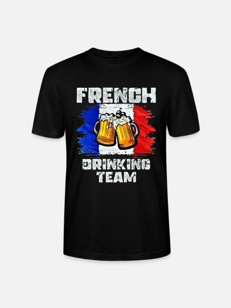 France Drinking Team - Stanley/Stella CRAFTER Unisex Organic T-Shirt - black