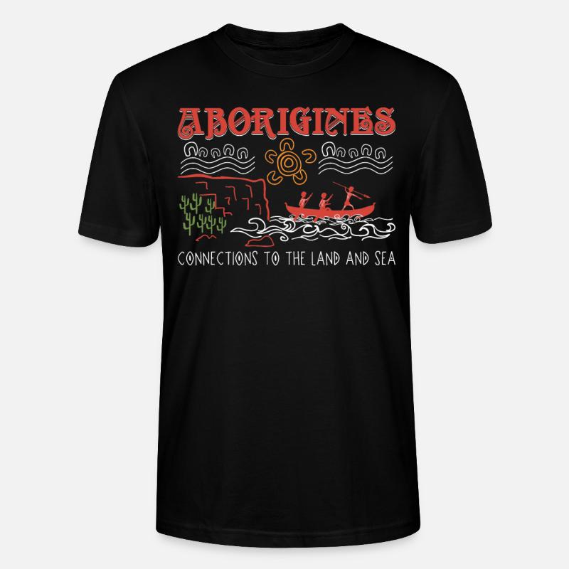 Liens avec les Autochtones - T-shirt bio CRAFTER Stanley Stella Unisexe - noir