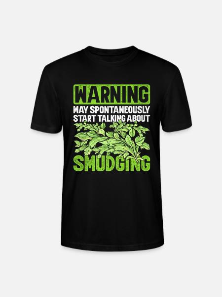 Smudging Apartment Fumigation - Stanley/Stella CRAFTER Unisex Organic T-Shirt - black