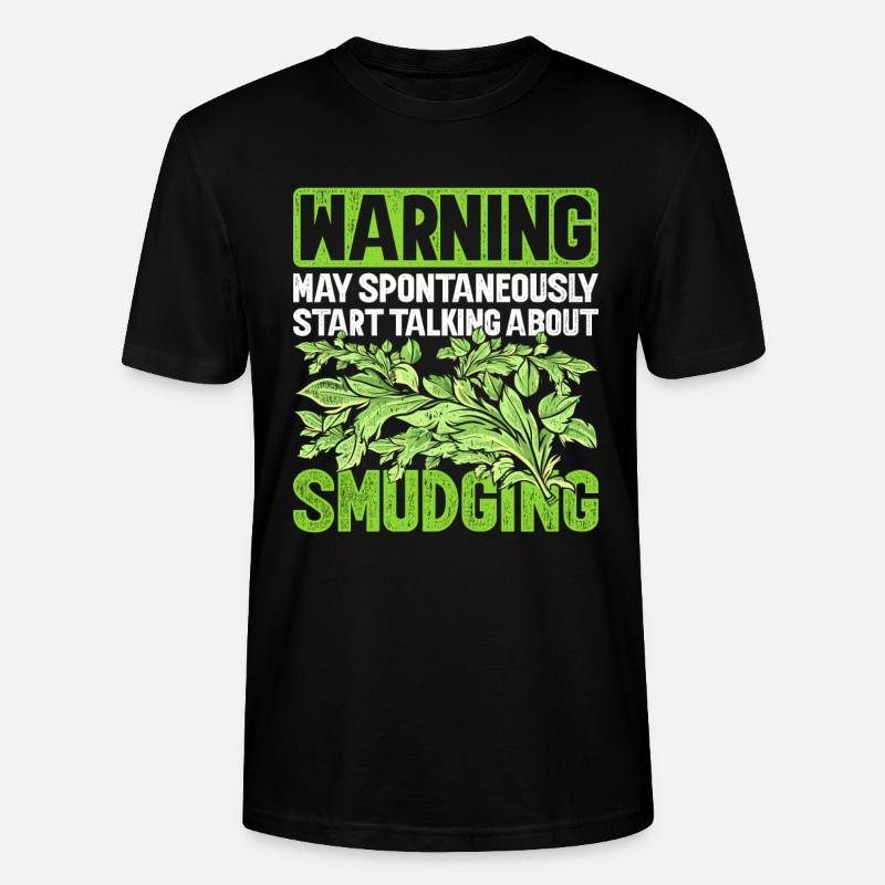 Smudging Wohnung Ausräuchern - Stanley/Stella Unisex Bio-T-Shirt CRAFTER - Schwarz