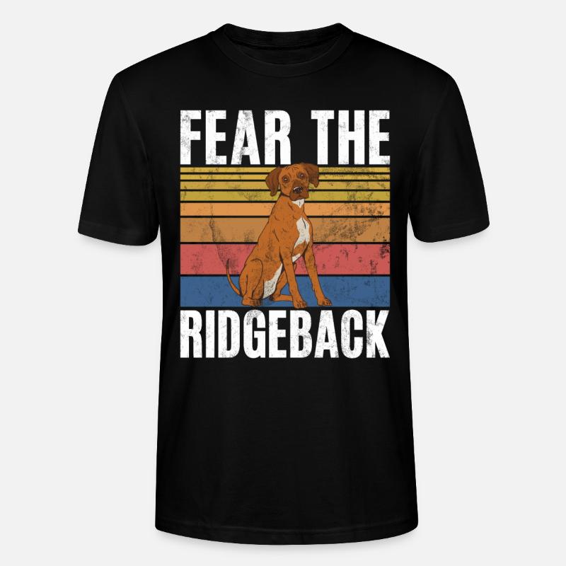 Cadeaux Rhodesian Ridgeback - T-shirt bio CRAFTER Stanley Stella Unisexe - noir