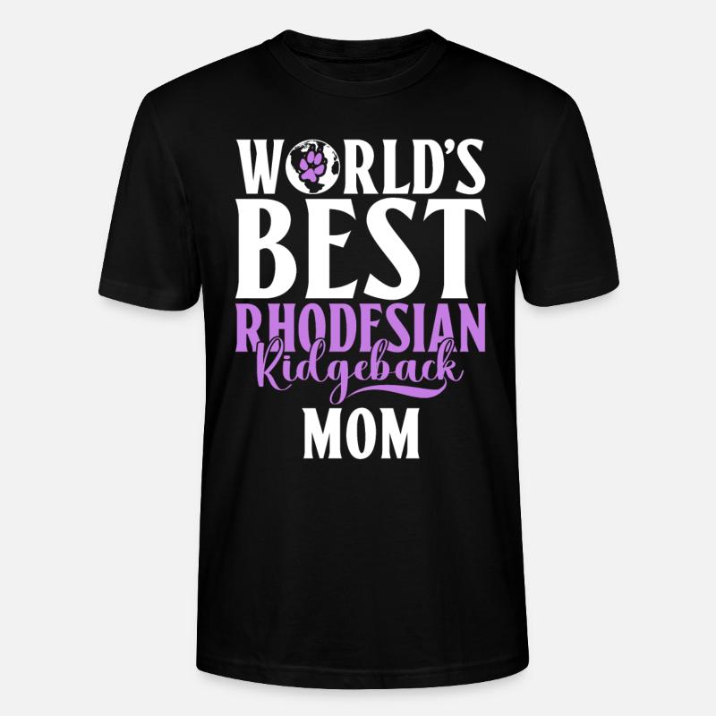 Cadeaux Rhodesian Ridgeback - T-shirt bio CRAFTER Stanley Stella Unisexe - noir