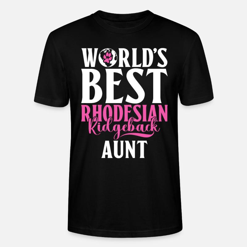 Cadeaux Rhodesian Ridgeback - T-shirt bio CRAFTER Stanley Stella Unisexe - noir
