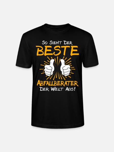 Abfallberater Geschenkidee - Stanley/Stella Unisex Bio-T-Shirt CRAFTER - Schwarz