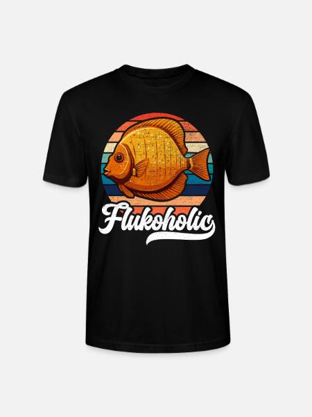 Flunder Fishing Fischfänger Sommerflunder - Stanley/Stella Unisex Bio-T-Shirt CRAFTER - Schwarz