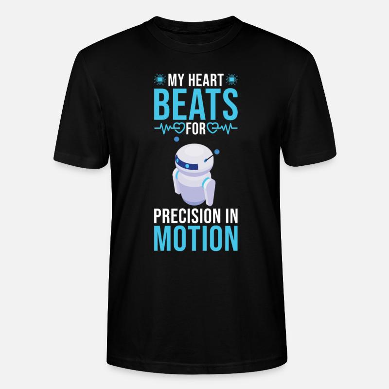 Robotics Engineer Robot Robotics technician - Stanley/Stella CRAFTER Unisex Organic T-Shirt - black