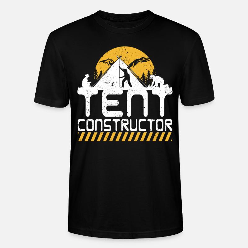 Tent constructor - Stanley/Stella Unisex Bio-T-Shirt CRAFTER - Schwarz