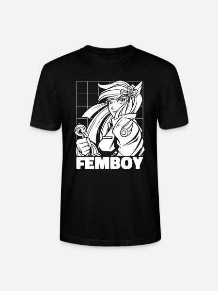 Anime Manga Kawaii Femboy Anime - Stanley Stella CRAFTER unisex økologisk-T-shirt - sort