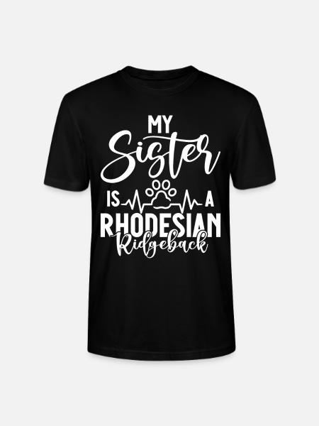 Rhodesian Ridgeback Gifts - Stanley/Stella CRAFTER Unisex Organic T-Shirt - black