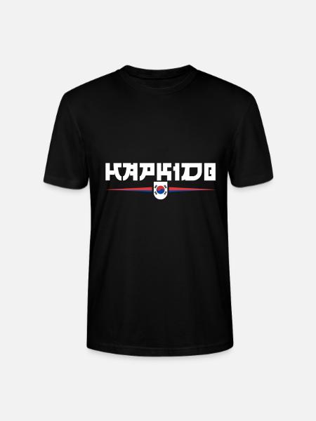 Korean Martial Arts - Hapkido - Stanley/Stella CRAFTER Unisex Organic T-Shirt - black
