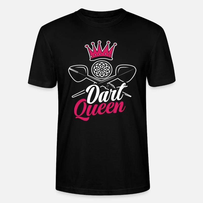 Dart Queen - Stanley/Stella Unisex Bio-T-Shirt CRAFTER - Schwarz