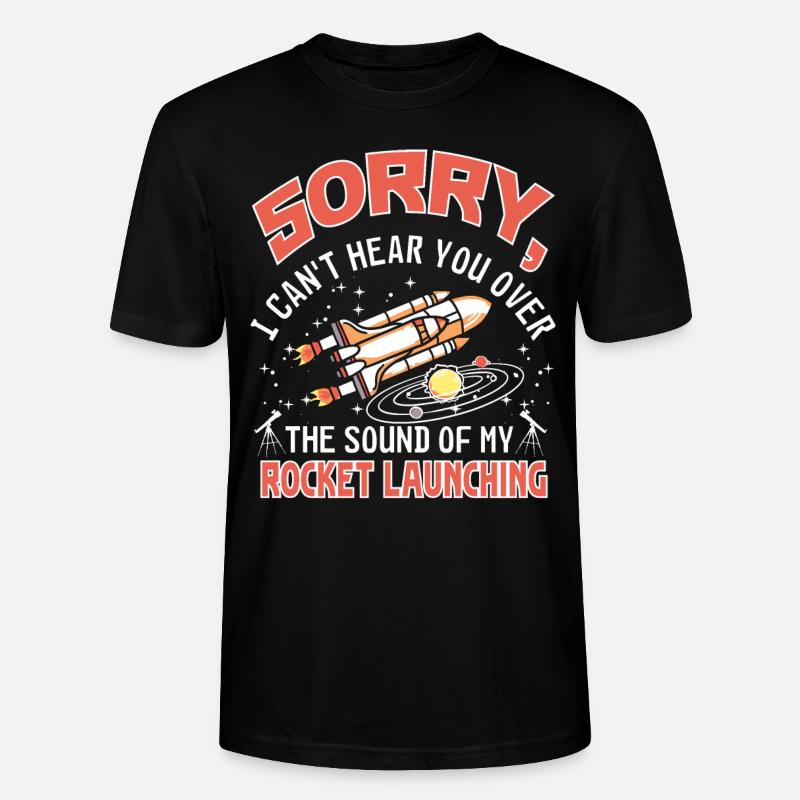 Das Geräusch meiner Rakete - Stanley/Stella Unisex Bio-T-Shirt CRAFTER - Schwarz