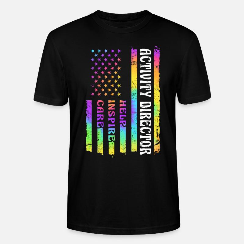 Flag Activity Director Help - Stanley/Stella Unisex Bio-T-Shirt CRAFTER - Schwarz