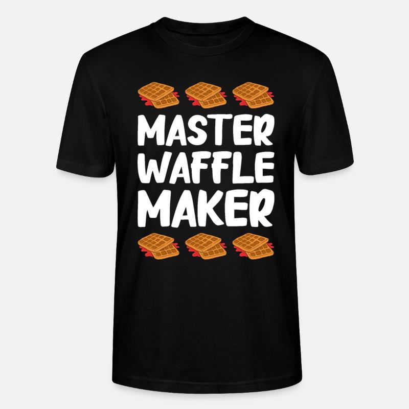 Gaufrier - T-shirt bio CRAFTER Stanley Stella Unisexe - noir