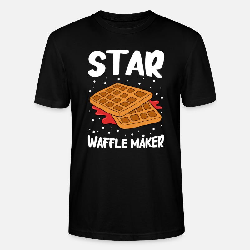 Waffel machen Waffeleisen - Stanley/Stella Unisex Bio-T-Shirt CRAFTER - Schwarz