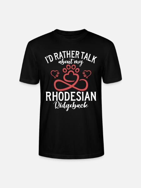 Rhodesian Ridgeback Gifts - Stanley/Stella CRAFTER Unisex Organic T-Shirt - black