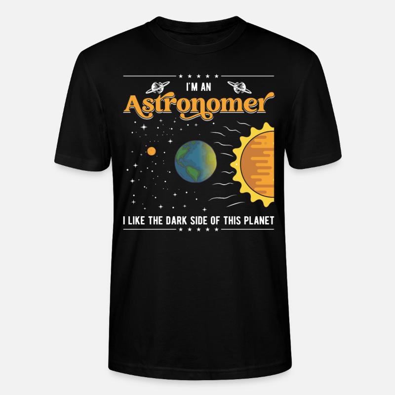 Ich bin Astronom - Stanley/Stella Unisex Bio-T-Shirt CRAFTER - Schwarz