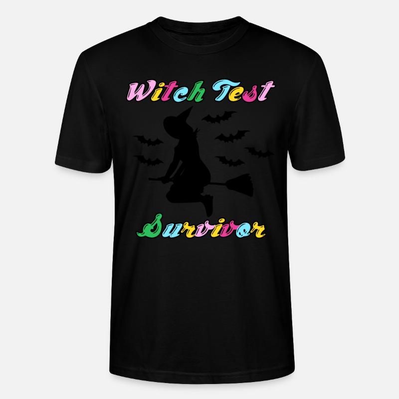 Witch Test Witchcraft Witch's Broom - Stanley/Stella Unisex Bio-T-Shirt CRAFTER - Schwarz